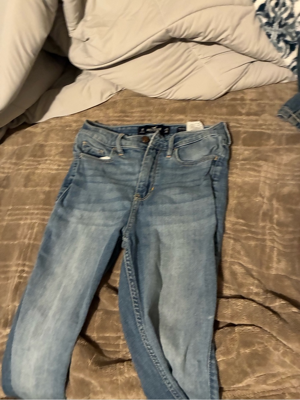 Hollister Women's Light Wash Skinny Jeans